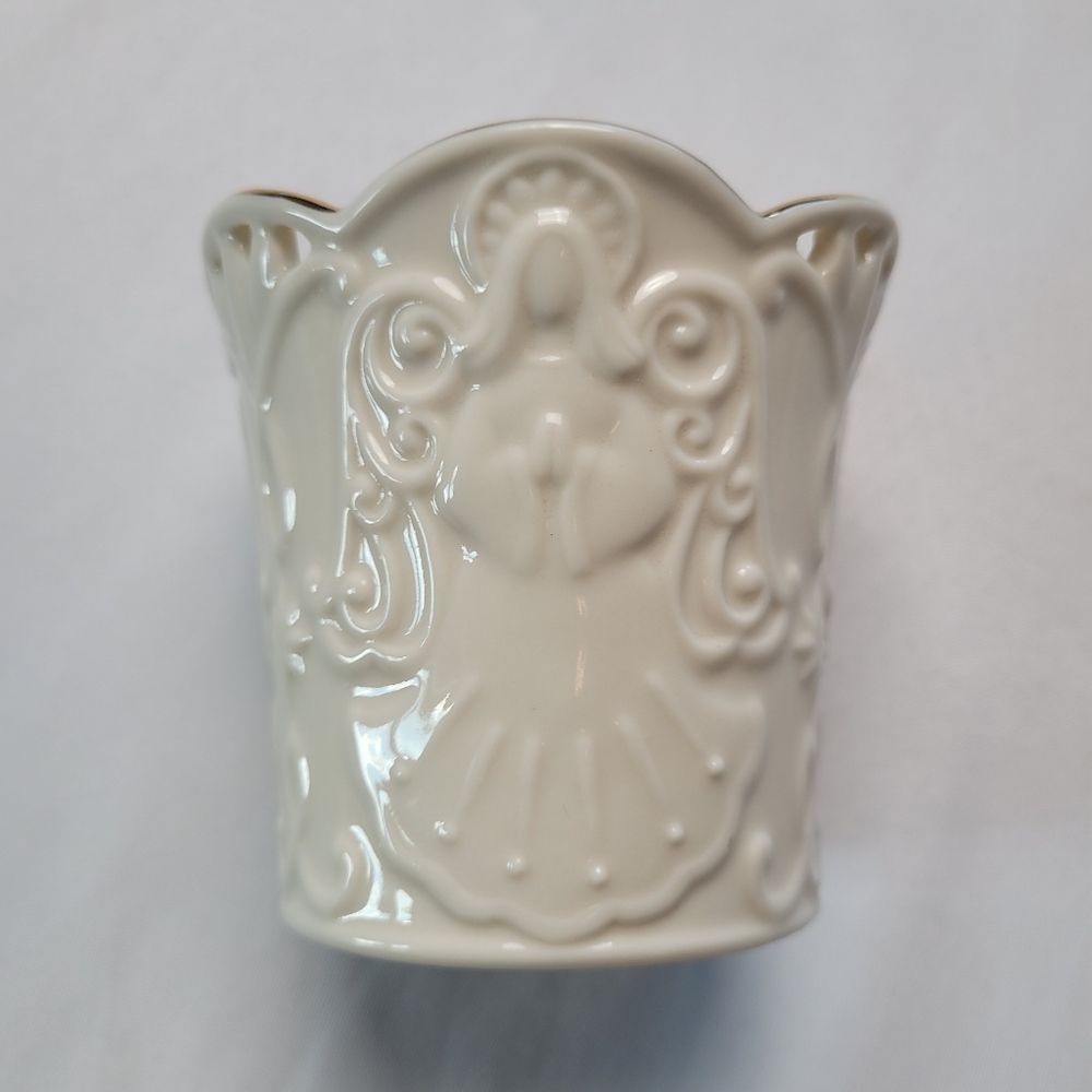 Lenox Cream Angel Candle Holder